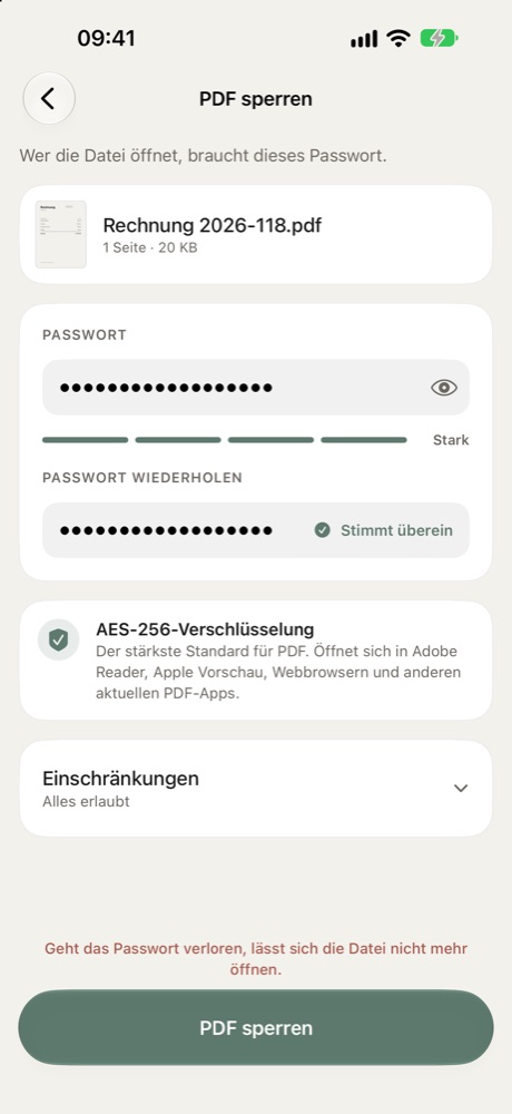 PDF schützen