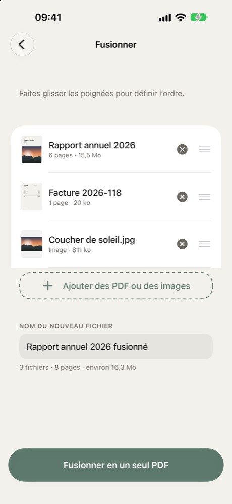 Fusionner